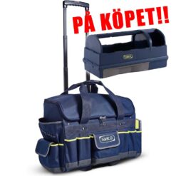 Raaco Tool Trolley verktygsväska med hjul och teleskophandtag