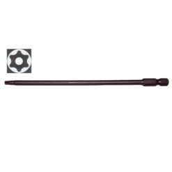 Torx-Bits med hål T15 x 150