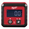 Milwaukee Digitalt Fickvattenpass – kompakt digital vinkelmätare med auto-roterande LCD-skärm, magnetisk bas och hög precision