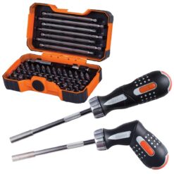 Bahco S54/808050SET – 54-delars bitsmejselsats med spärr