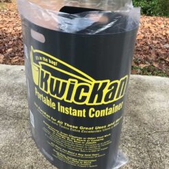 KwicKan sopsäckshållare för 120–200 liters sopsäckar i slitstark ABS-plast