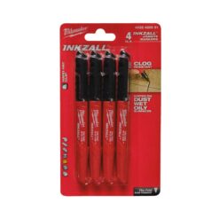 Märkpenna Milwaukee Svart 4-Pack