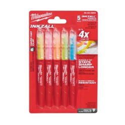 Överstrykningspenna Milwaukee Färgade 5-pack